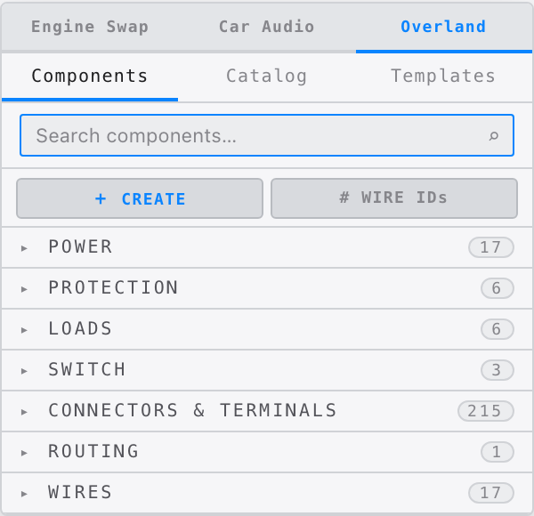 Overland mode library